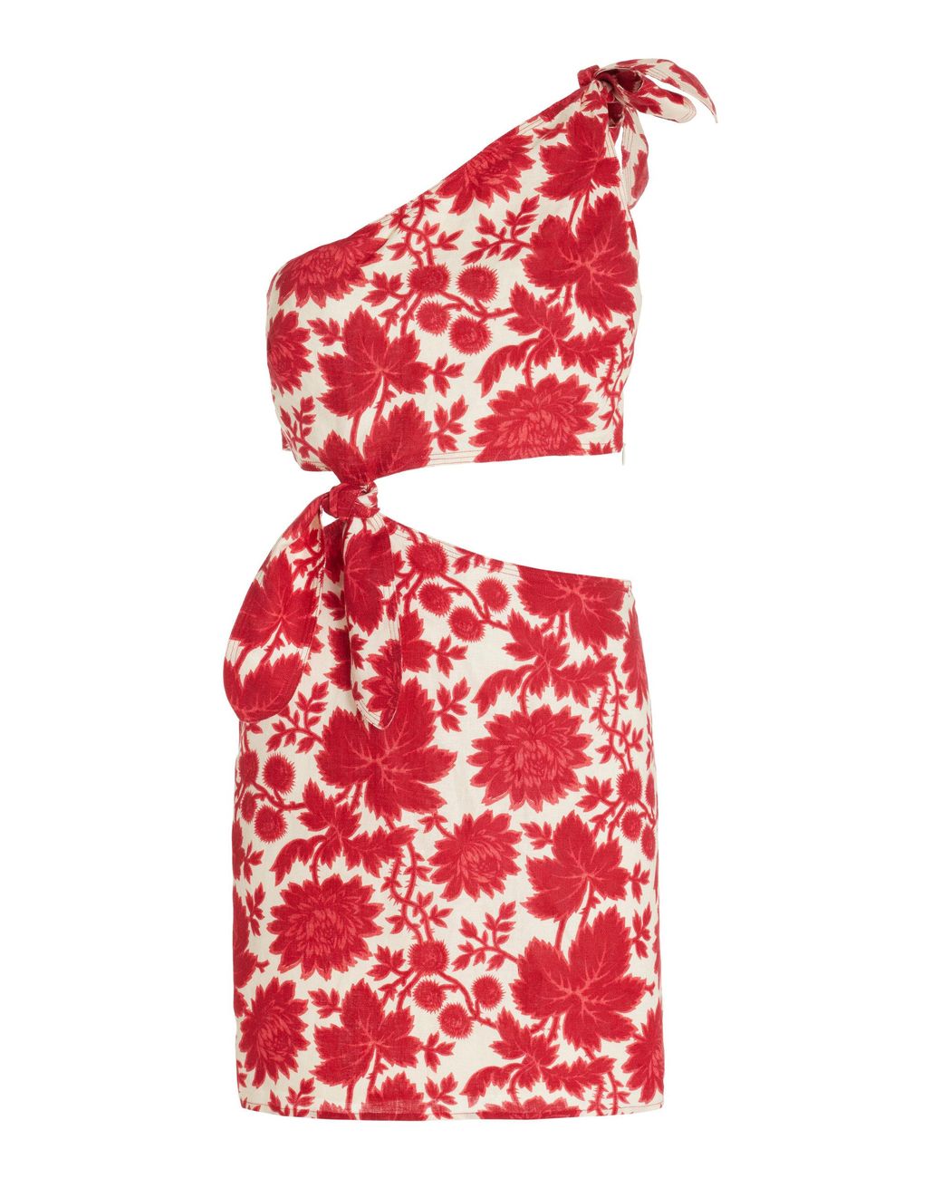 sir the label red mini dress Castella Mini Dress | Red Flora Rosso