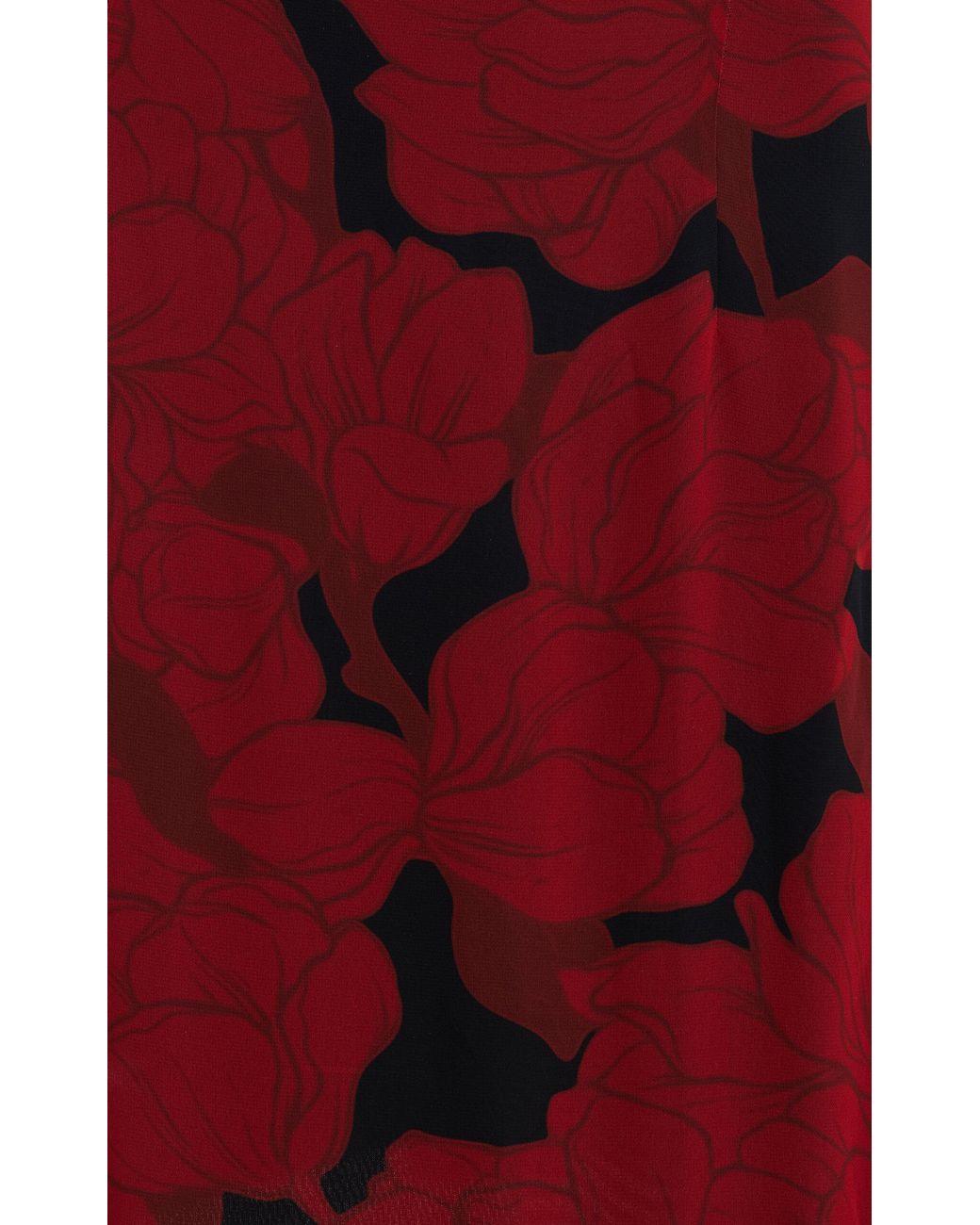 De La Vali Bougainvillea Chiffon Maxi Dress in Red | Lyst Canada