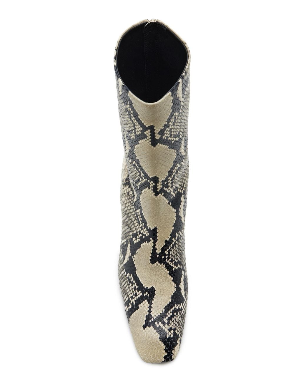 Totême Multicolor Bar Python-Embossed Leather Boots