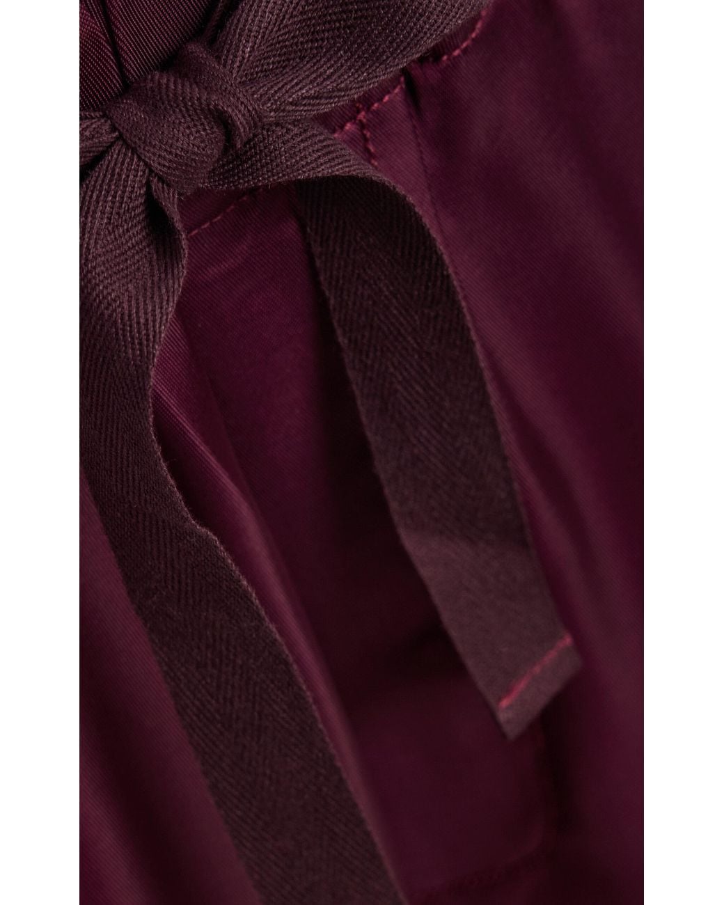 Sanderlak Purple Fluid Drawstring Pants