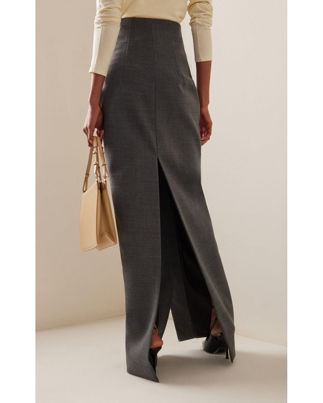 スカート ARGUE THE CURTAIN PENCIL SKIRT 新品☆argue☆THE CURTAIN PENCIL SKIRT