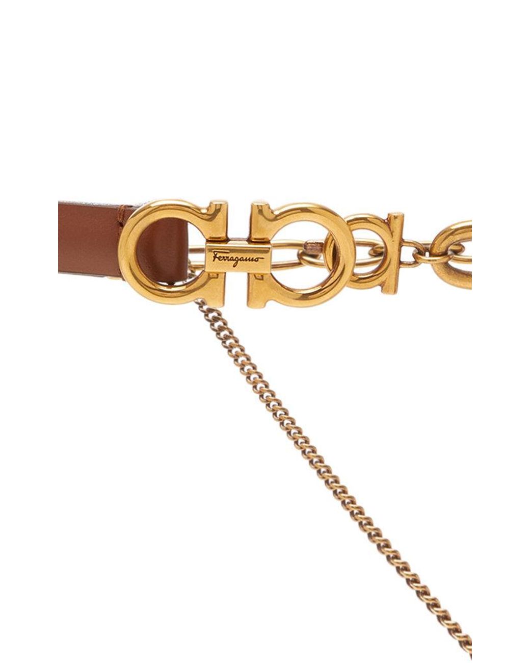 Ferragamo Bijoux rope-chain belt - Gold