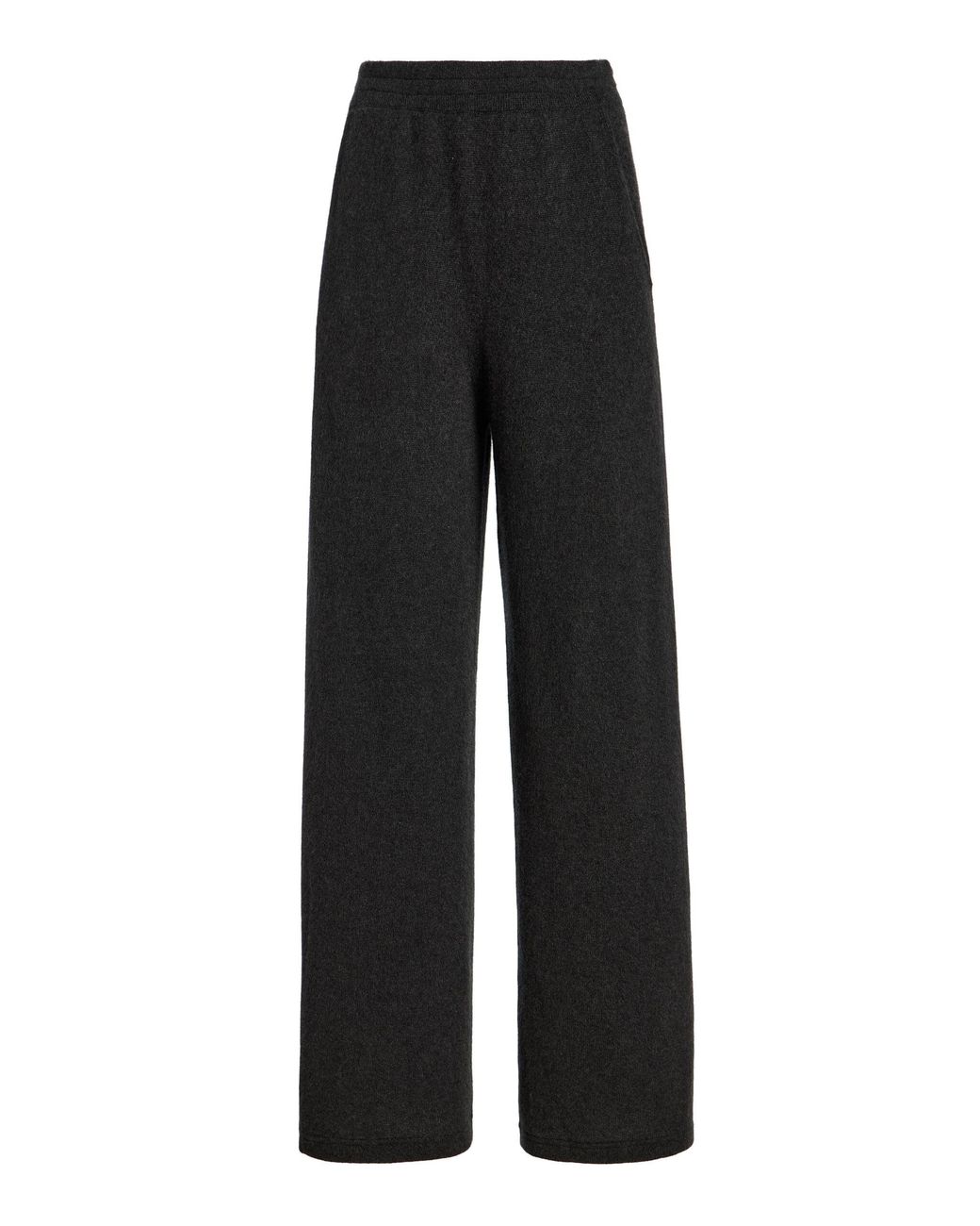 The Row Black Orpin Cashmere Pull-On Pants