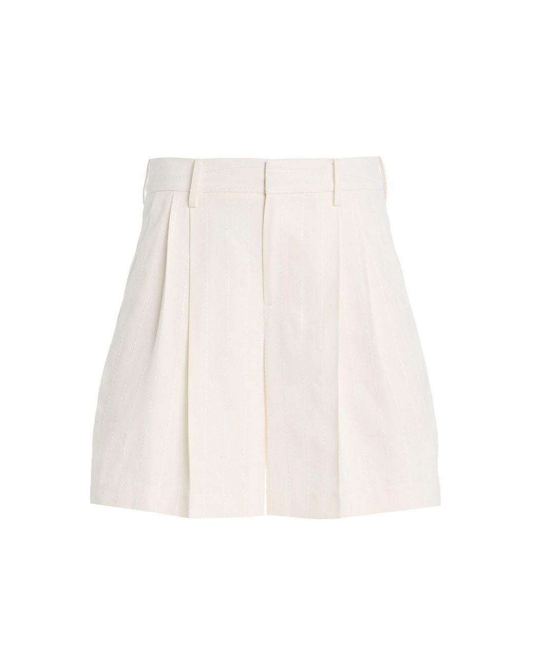 Kallmeyer White Roxana Twill Shorts