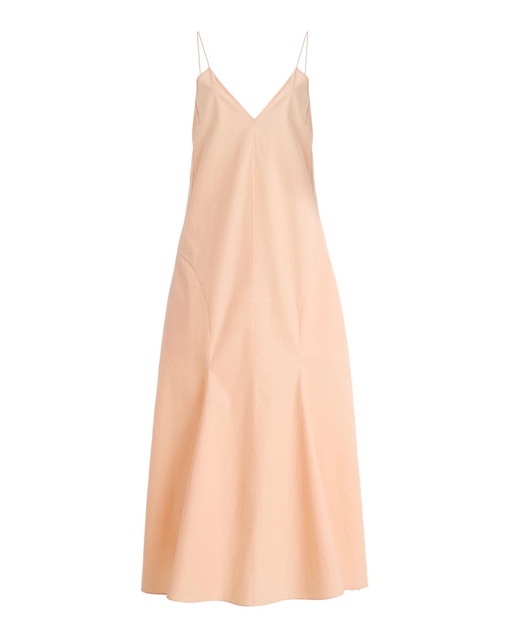 Khaite Natural Iben Cotton-Poplin Maxi Dress