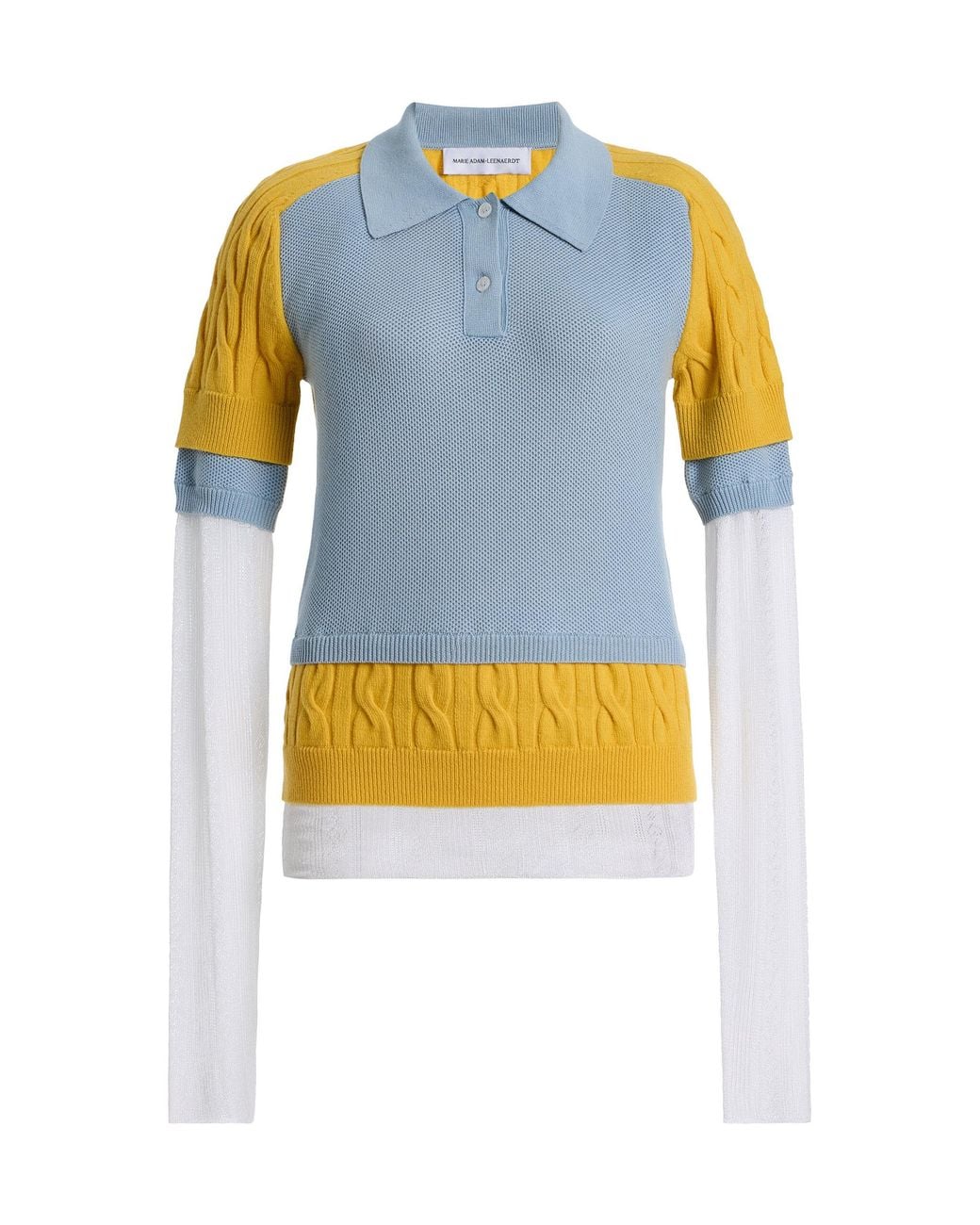Marie Adam-Leenaerdt Blue Polo All