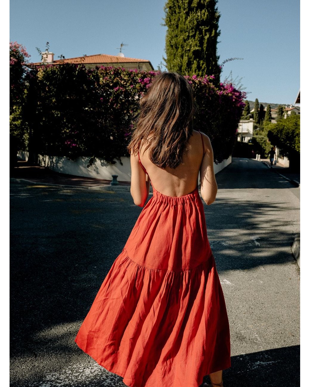 Posse Exclusive Ellie Linen Maxi Dress in Red | Lyst Posse Exclusive Ellie Linen Maxi Dress in Red | Lyst