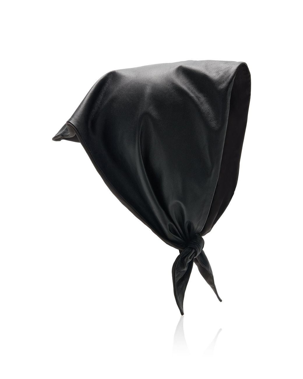 Lemaire Black Leather Scarf