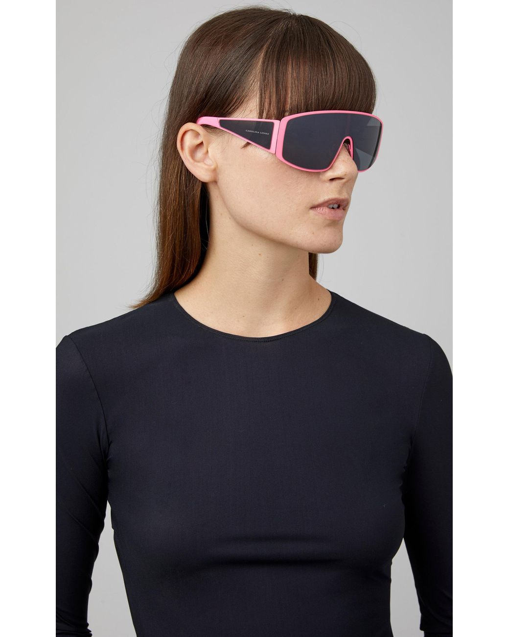 Kim Kardashian X Carolina Lemke Square Sunglasses Low Profile Kim Kardashian & Carolina Lemke Launch Sunglasses Collection main image 4