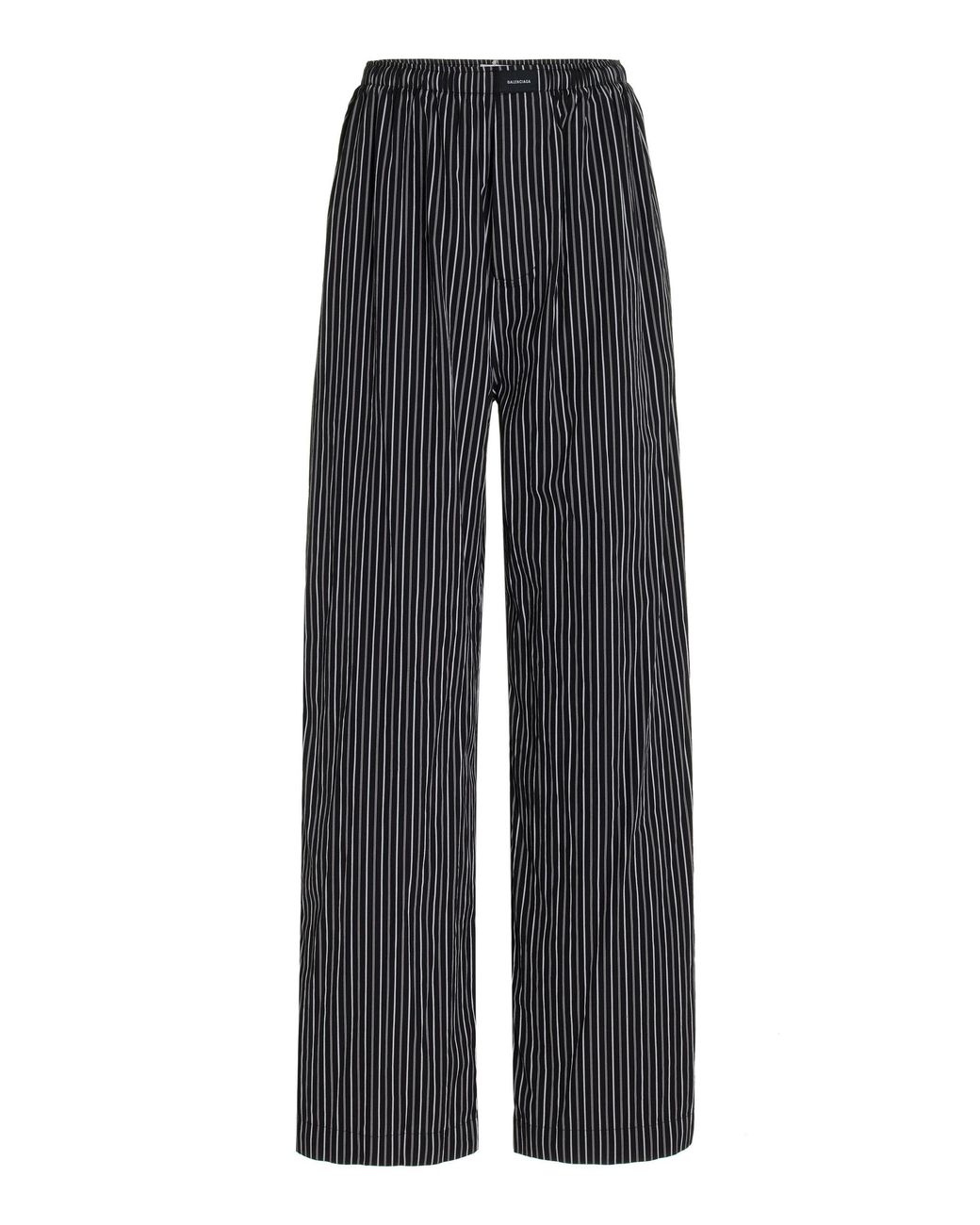 Balenciaga Striped Poplin Lounge Pants | Lyst