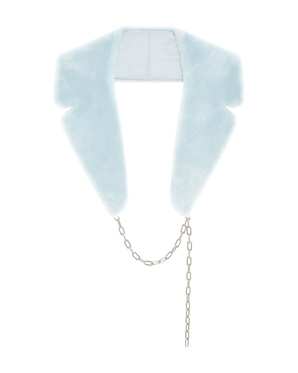Gabriela Hearst Blue Demeter Fur Coat Collar