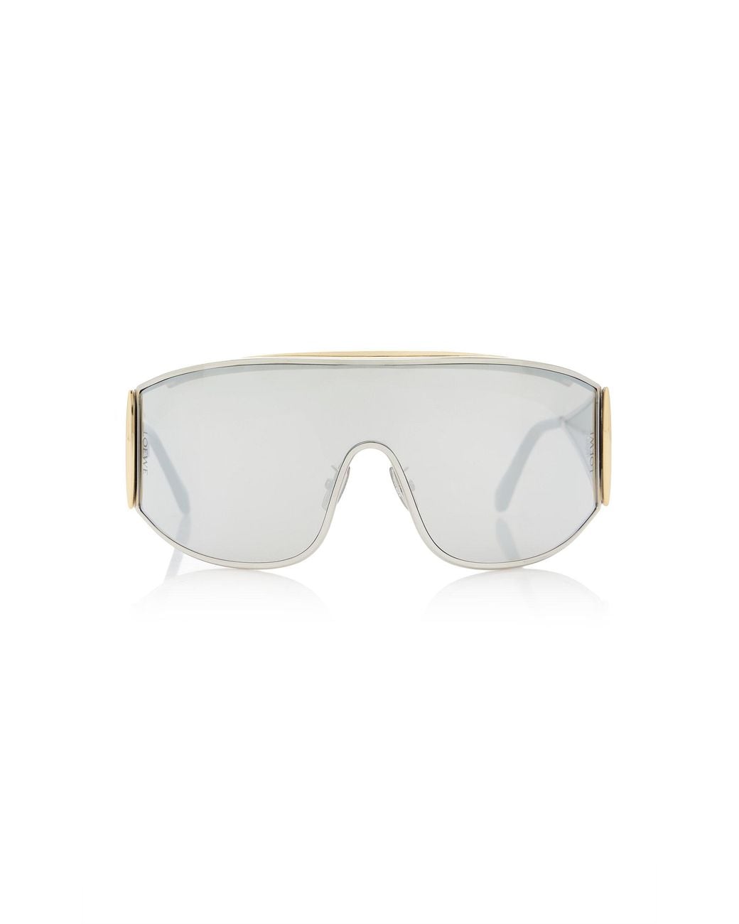 Loewe Metallic Signature Square-frame Metal Sunglasses