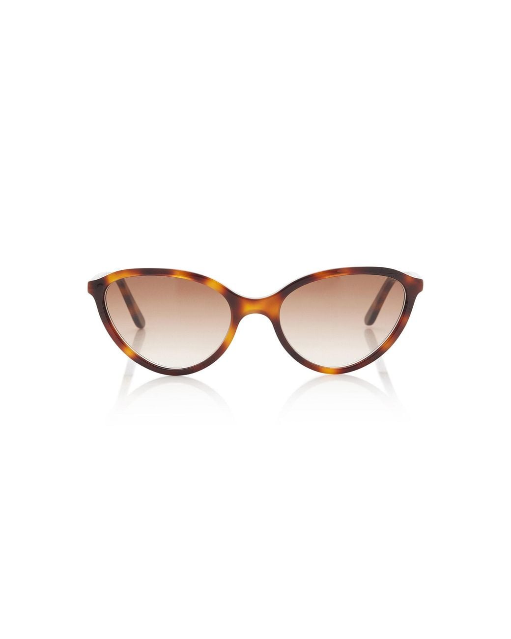 Totême Brown Cat-Eye Acetate Sunglasses