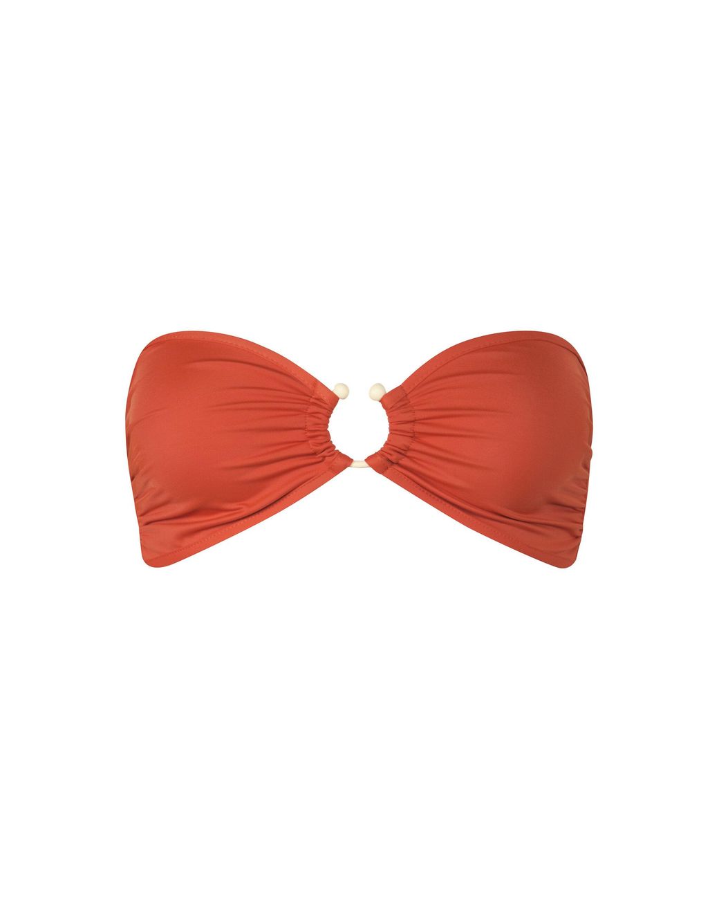 Johanna Ortiz Red Seawaters Bikini Top