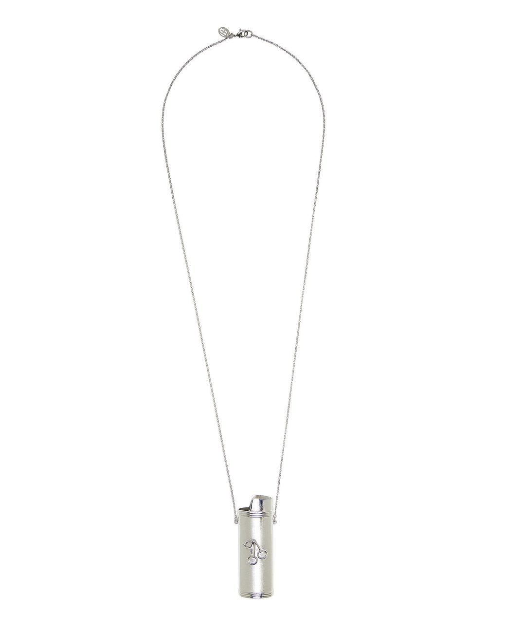 Ben-Amun White Exclusive La Isla Long Chain Lighter Case