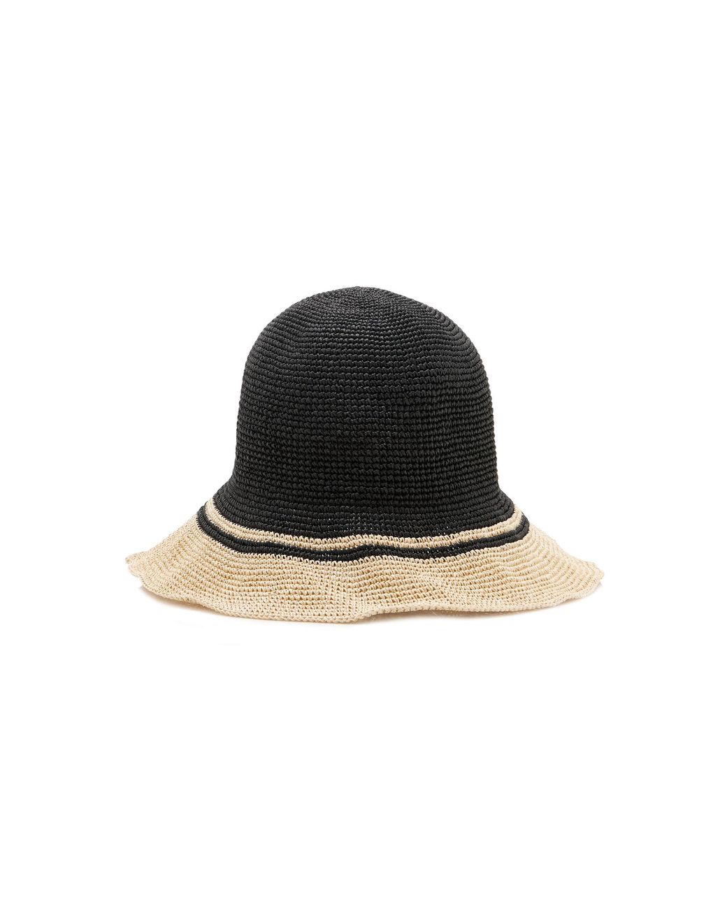 TOTEME Paper Straw Hat in Black | Lyst