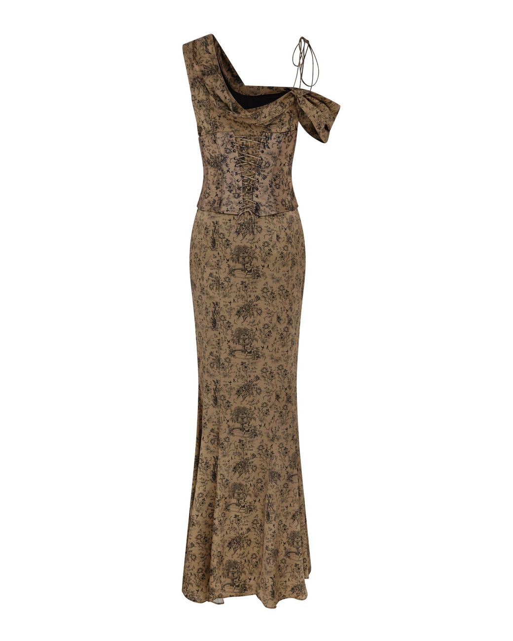 white christmas dresses Rent De La Vali Clara Green Dress main image 1