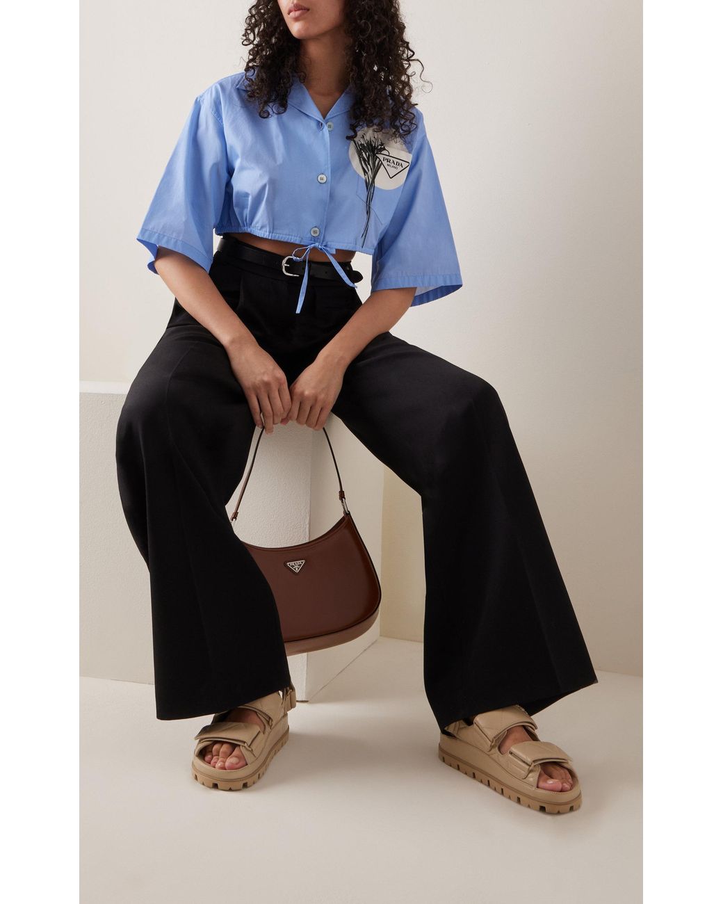 prada padded leather sport sandals