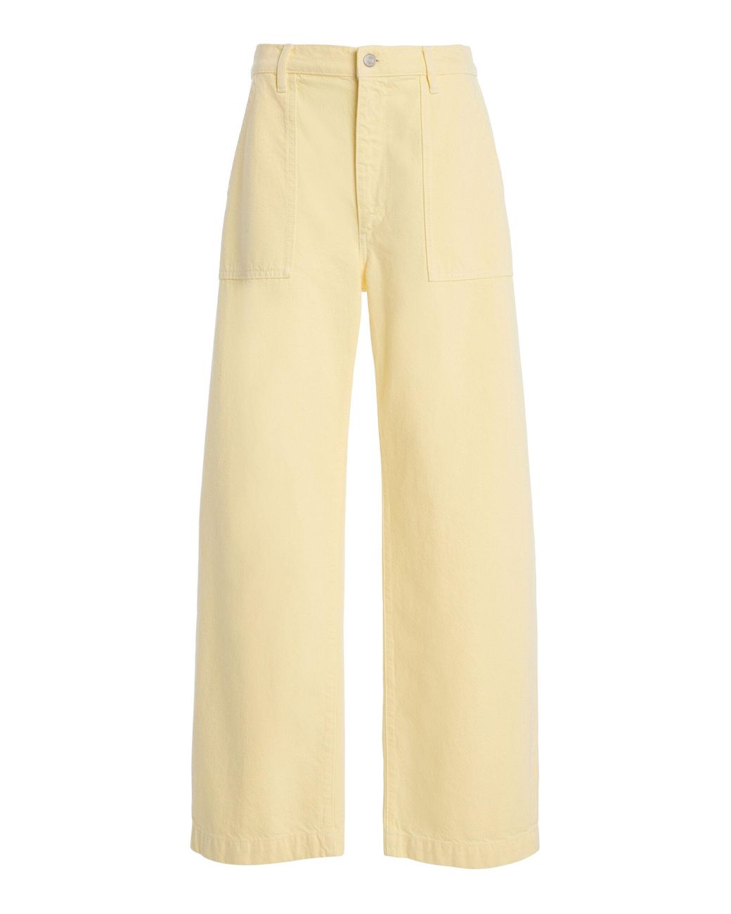 FRAME Natural The Bow Cargo Jeans