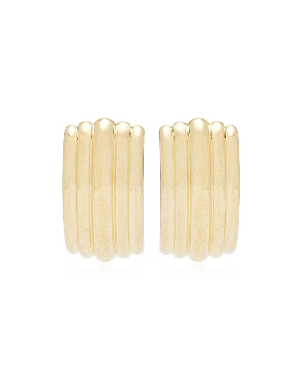Mega Natural Large Waterfall 14K Vermeil Earrings