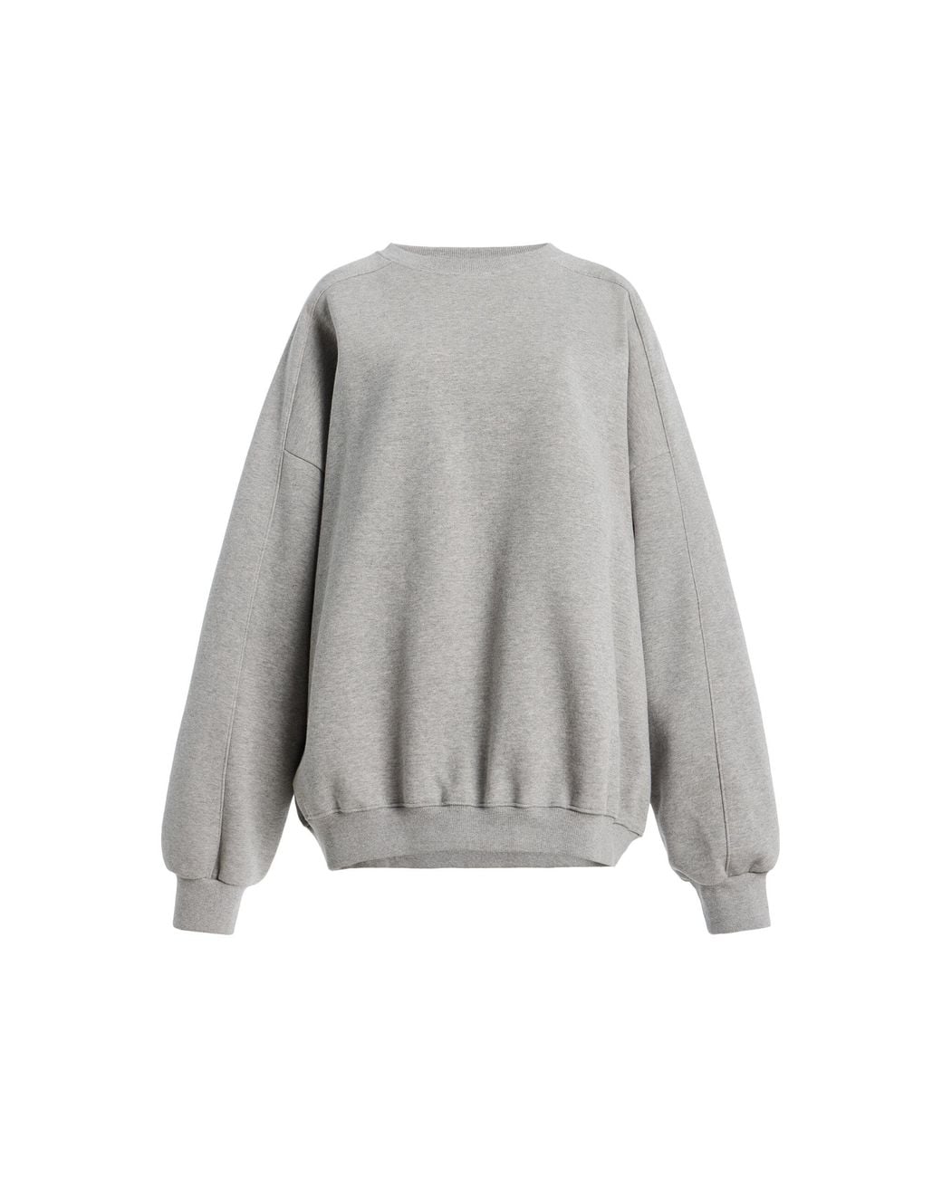 Frankie Shop Gray Mirra Cotton Sweatshirt