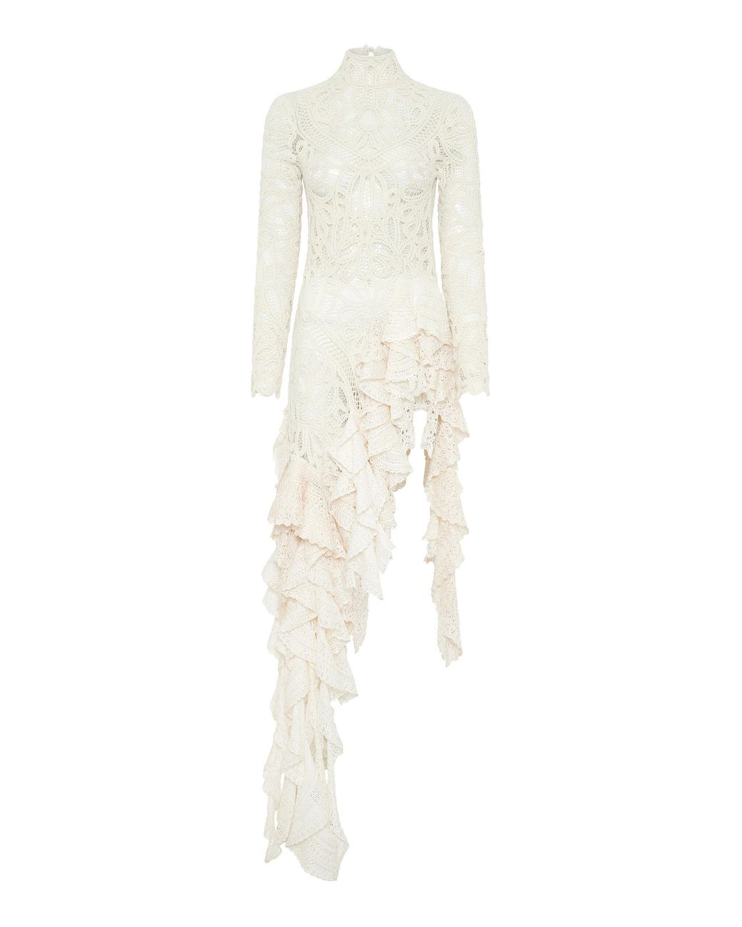 Gabriela Hearst White Nimbus Crocheted Wool-Cashmere Top