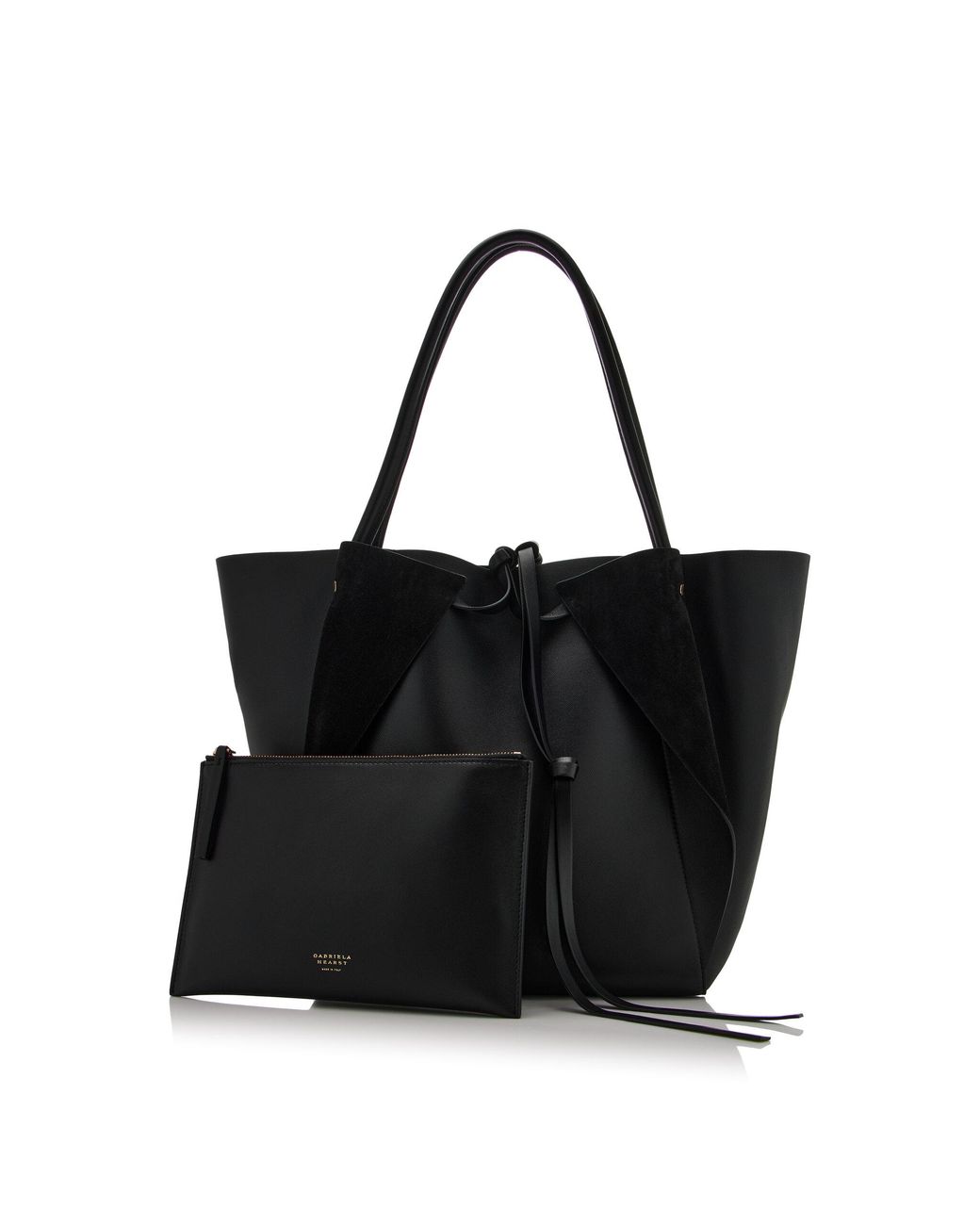 Gabriela Hearst Black Marija Leather Tote Bag