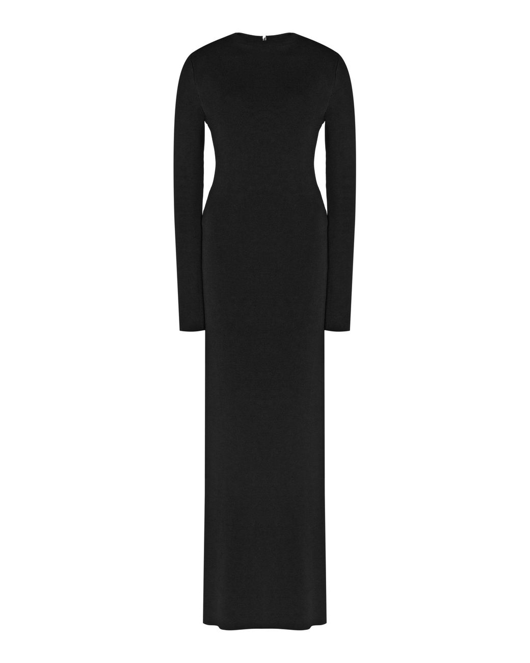 pearl open back maxi dress in black Plus Size Sleeveless V-Neck Pleated A-Line Formal Evening Dress main image 0