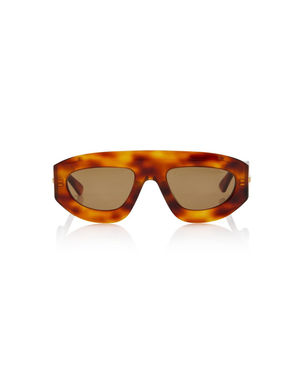 Bottega Veneta Orange Aviator-Frame Acetate Sunglasses