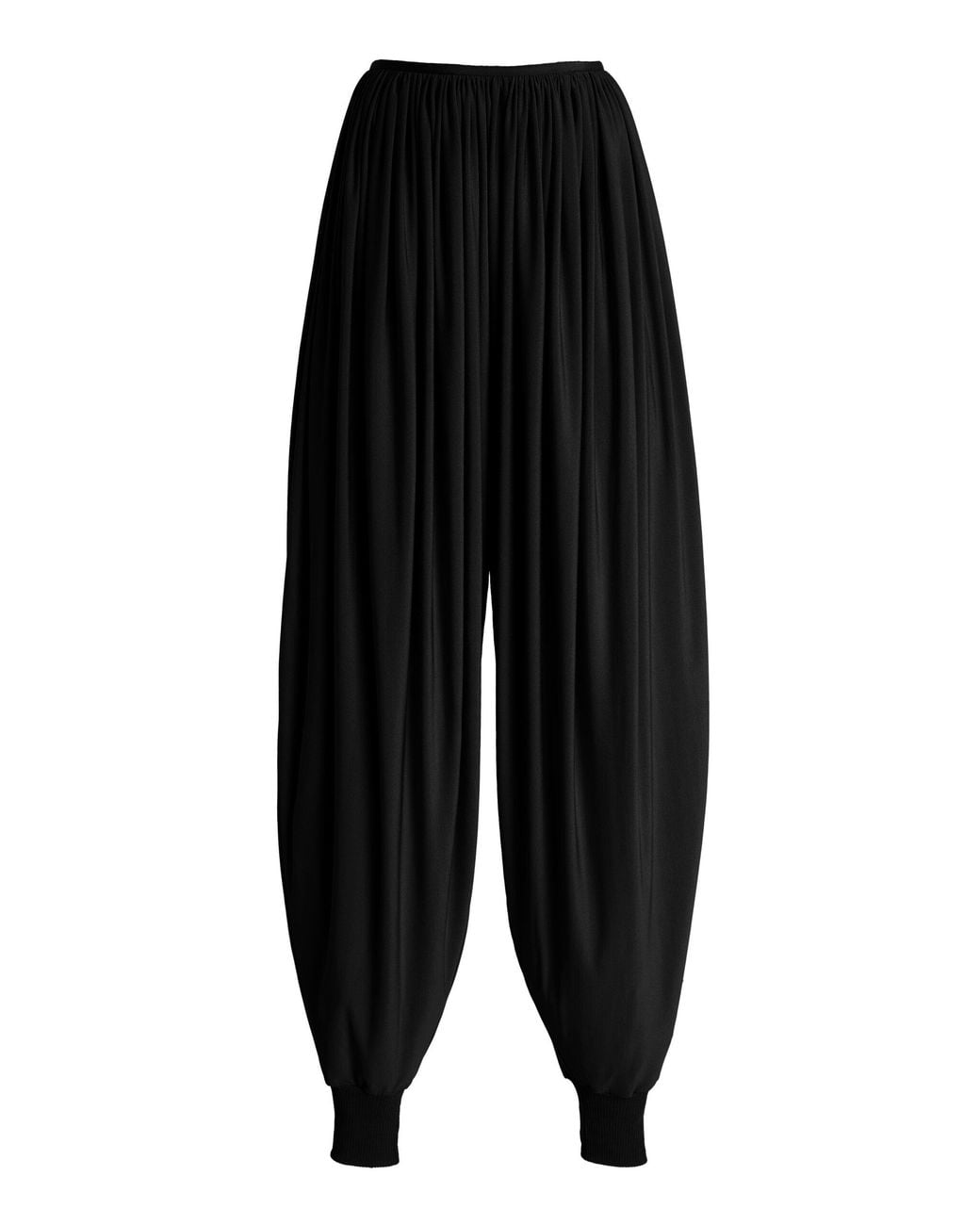 Ashlyn Black Grayson Gathered Jersey Pants