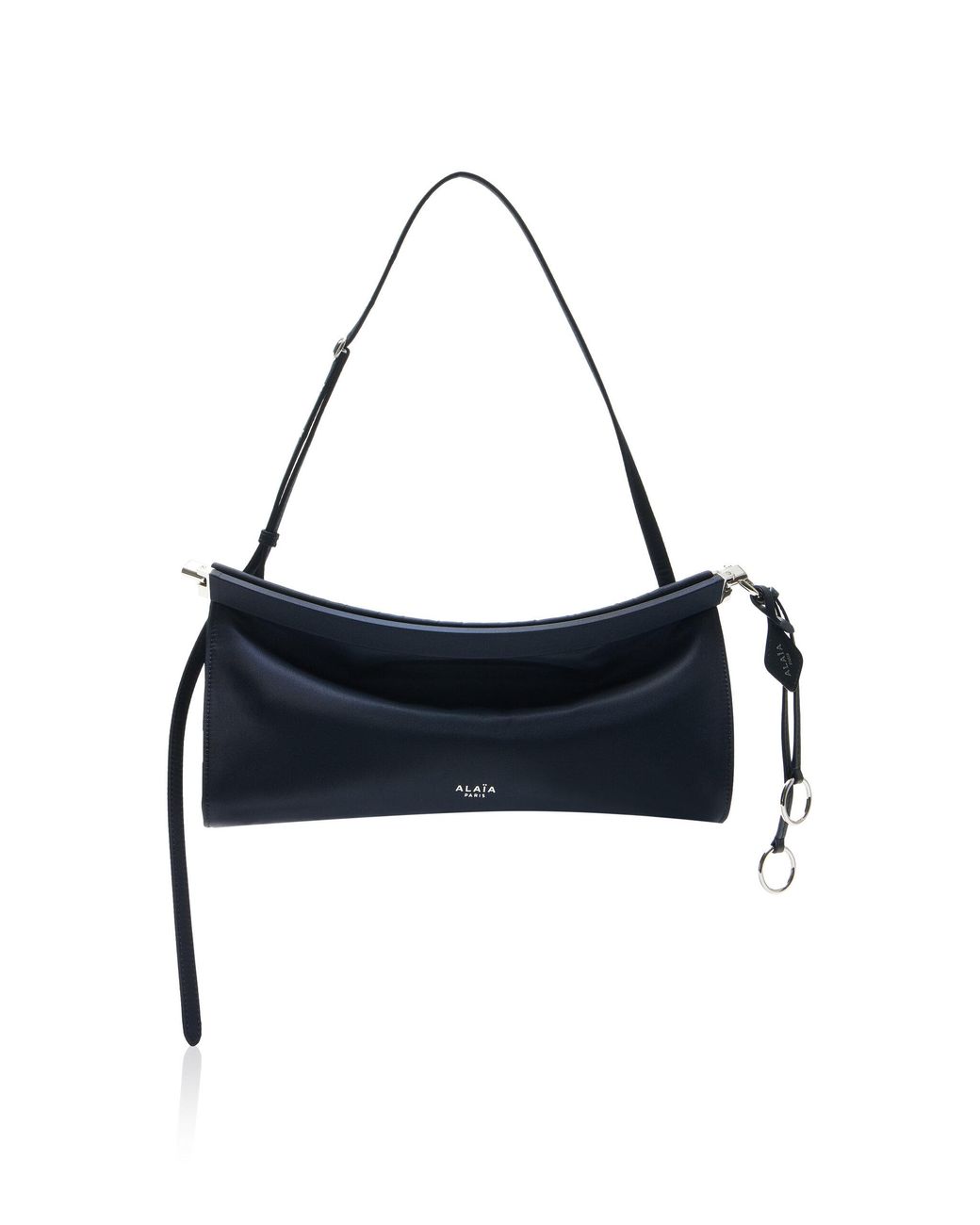 Alaïa Blue Le Click Medium Nylon Bag