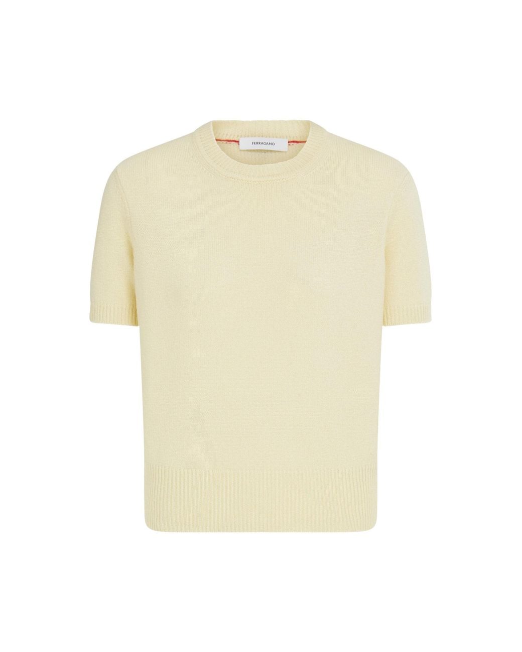 Ferragamo Natural Cashmere Sweater