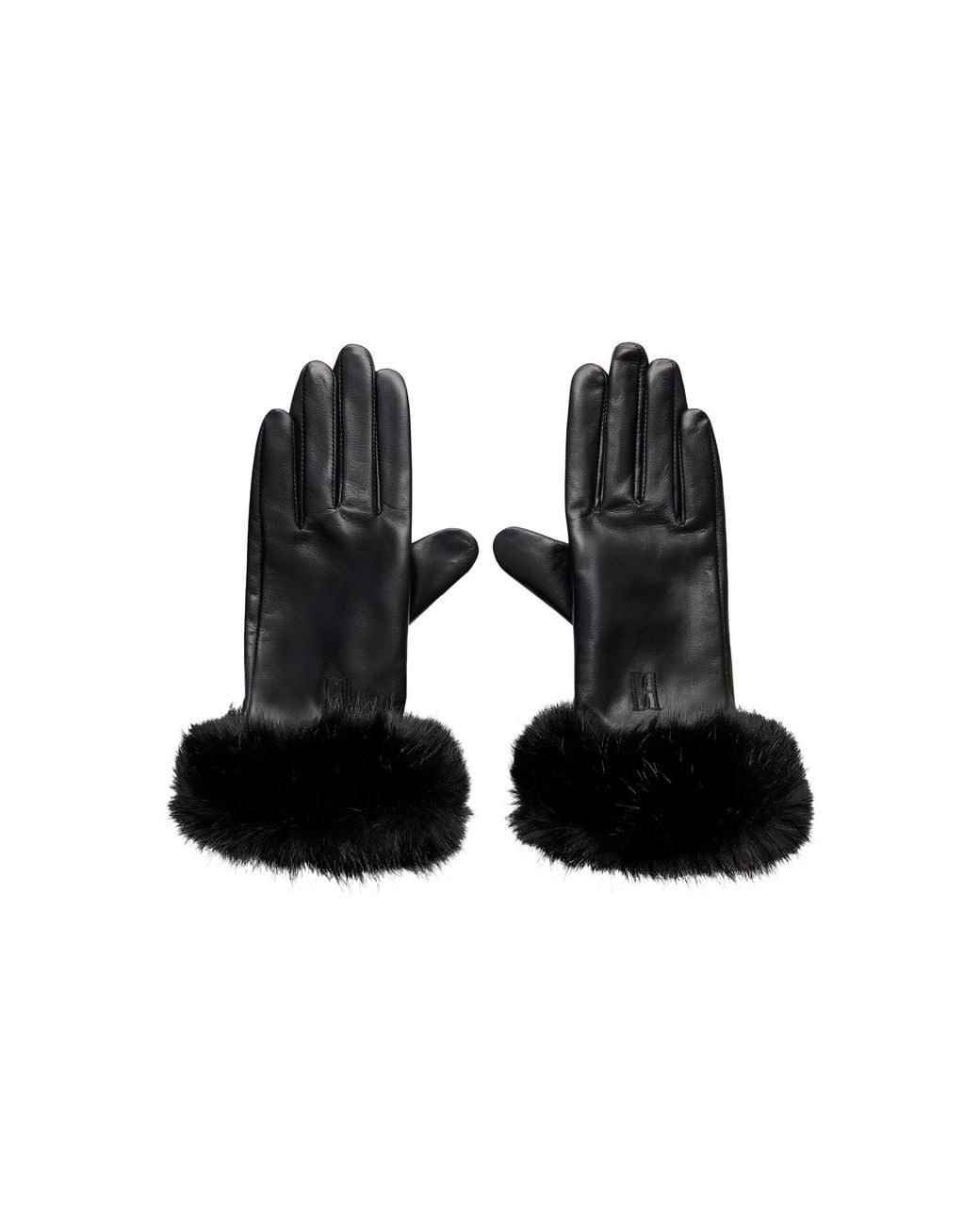 By Malene Birger Black Genna Leather Gloves