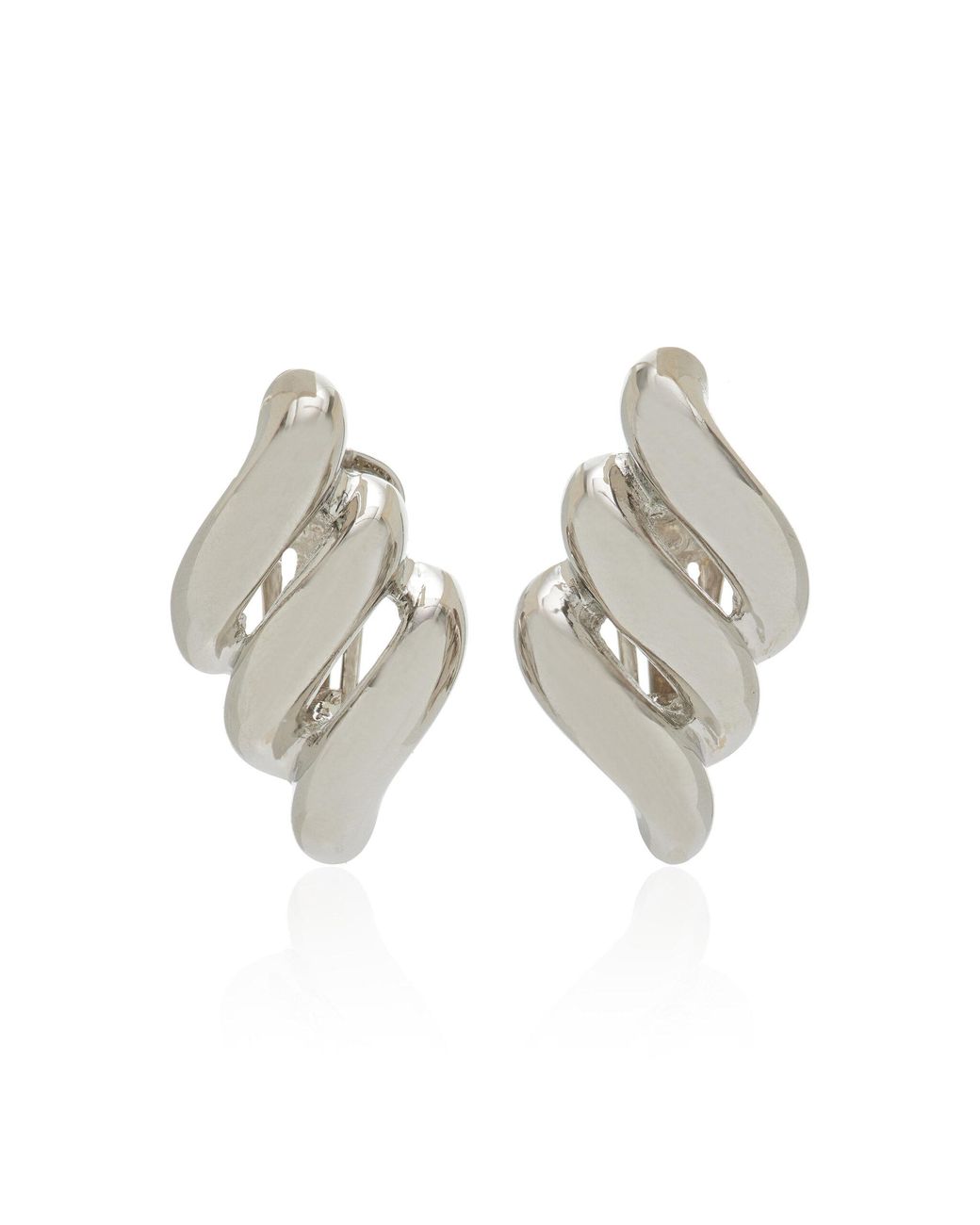 Ben Amun Exclusive Silver tone Clip on Earrings in Metallic Lyst UK