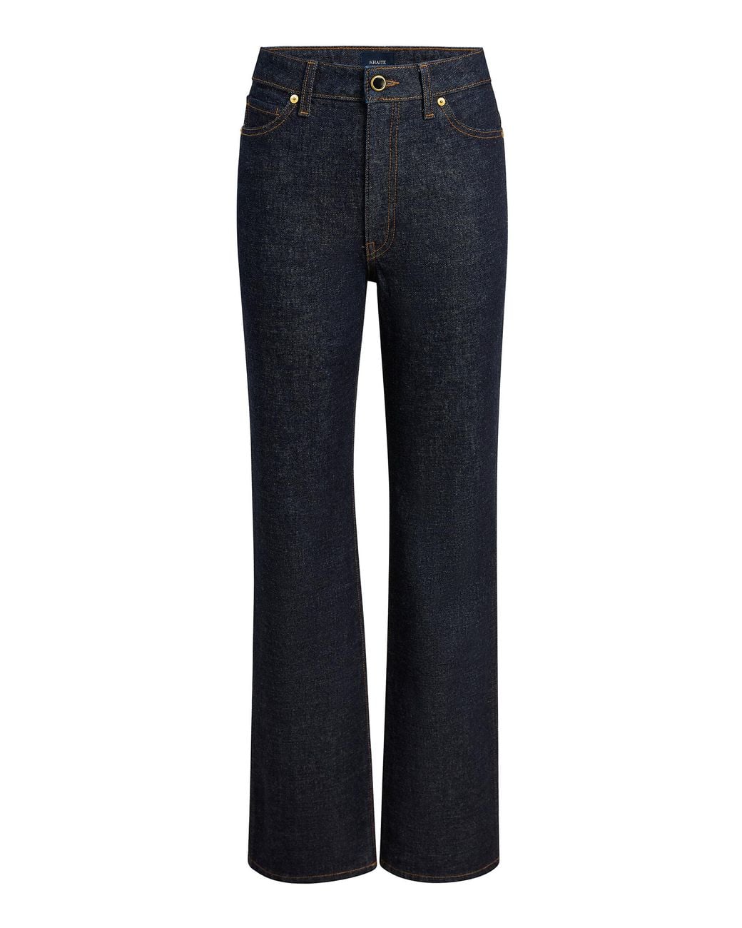 Khaite Blue Danielle Stretch High-Rise Jeans