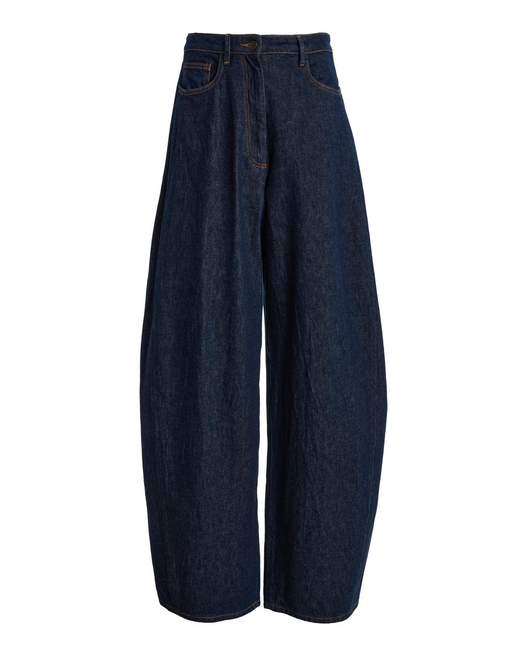 THE LATEST Blue Evie Rigid High-Rise Wide-Leg Jeans