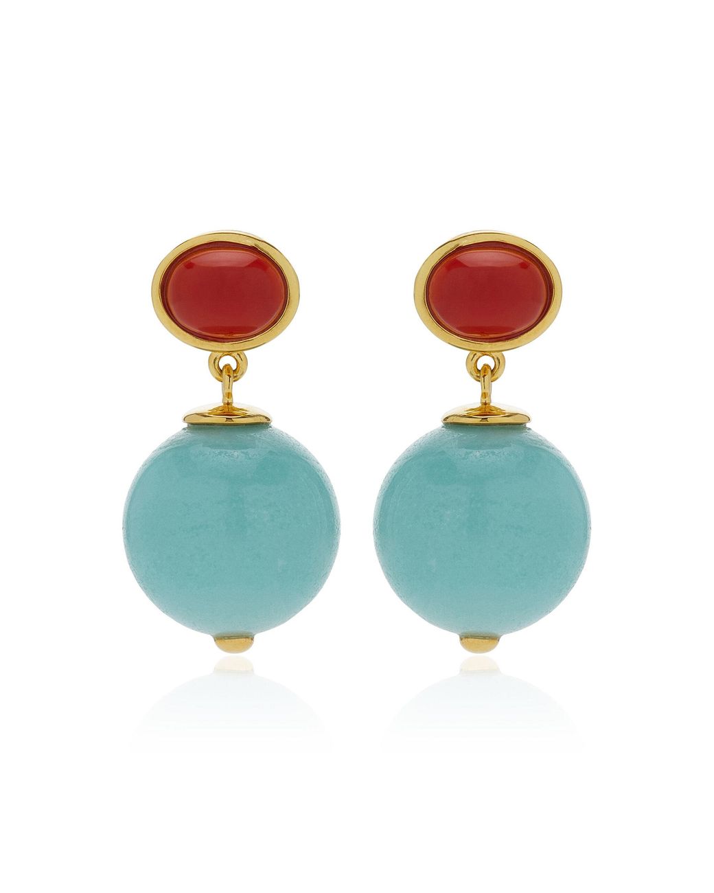Lizzie Fortunato Blue Umbria Amazonite Earrings