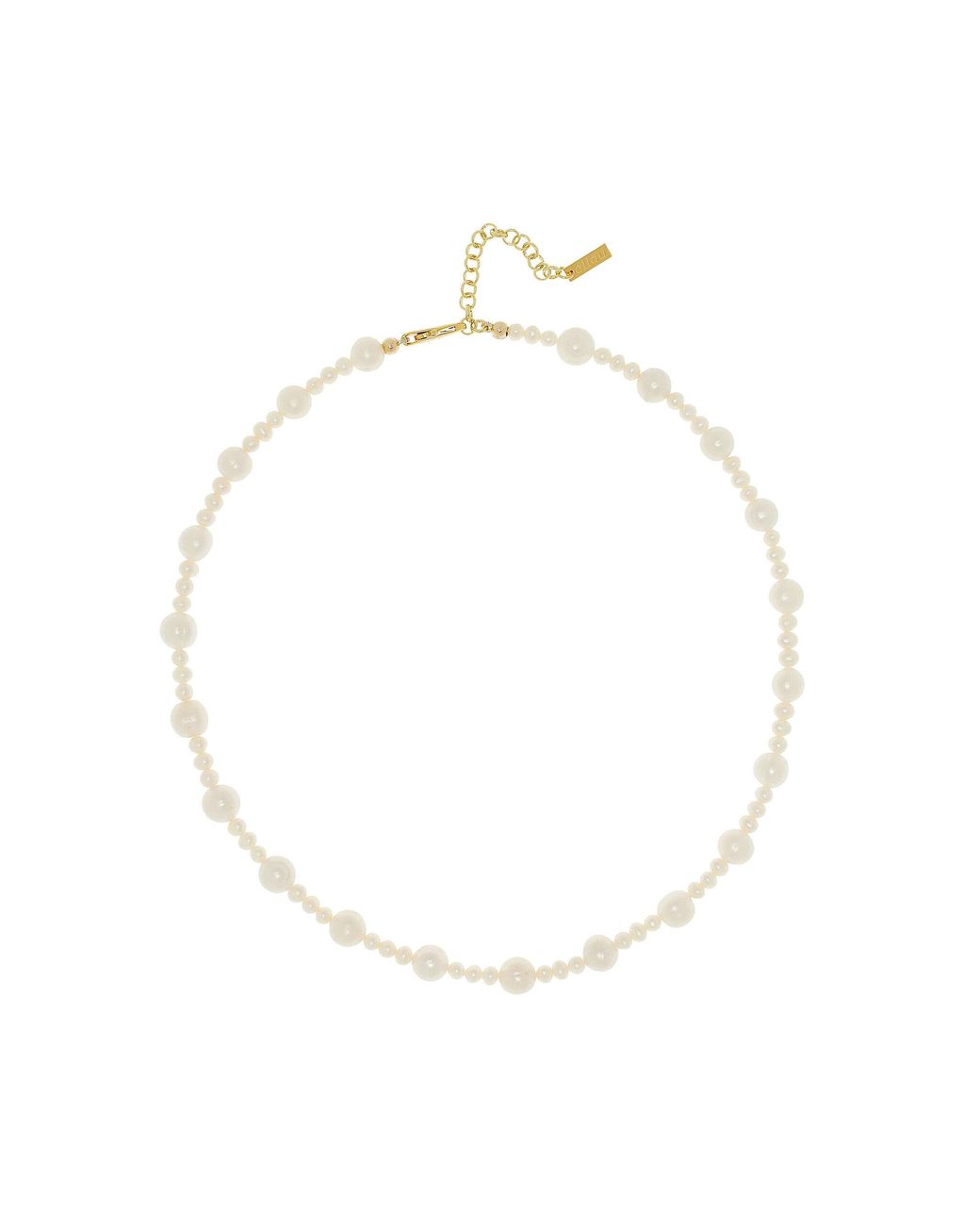 Eliou White Irenko Pearl Necklace