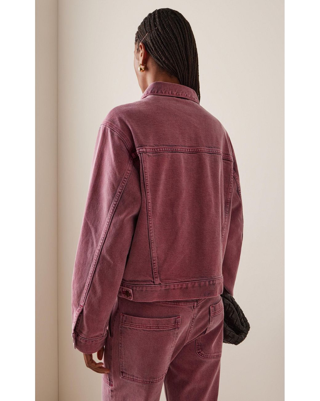 Sanderlak Red Denim Jacket