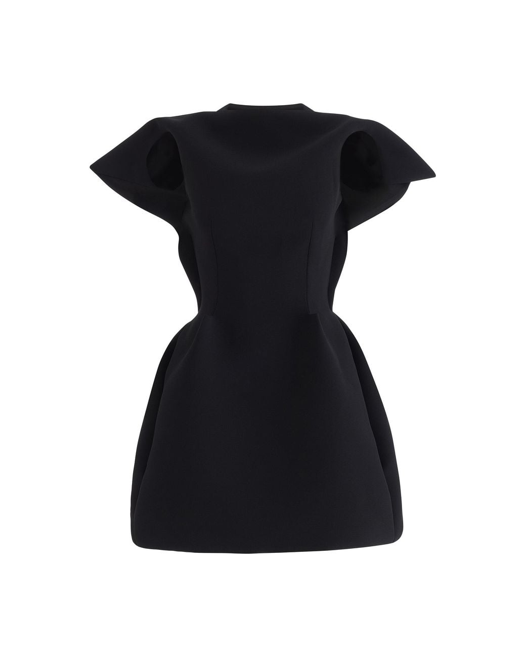 Maticevski Black Forge Structured Mini Dress