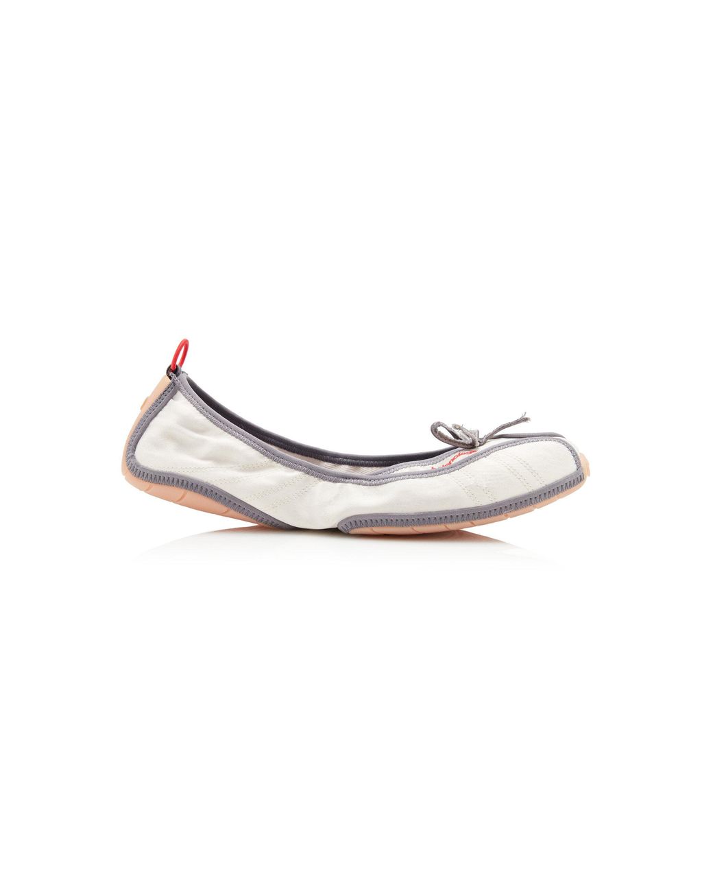 Balenciaga White Satin Ballet Flats