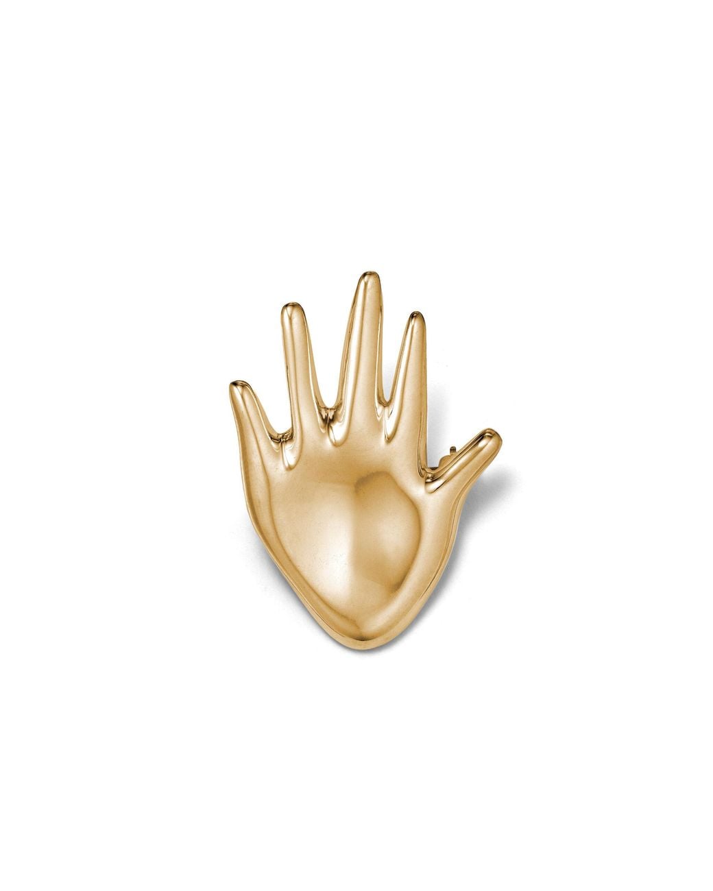 Agmes Metallic Small Dalí Vermeil Brooch