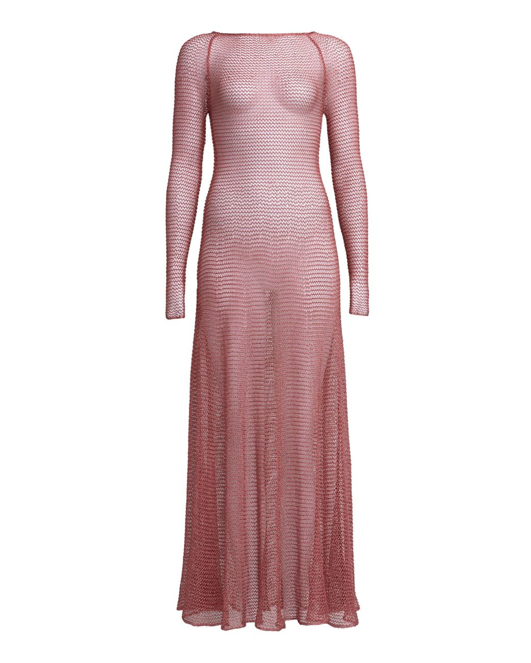 Alaïa Red Knit Midi Dress