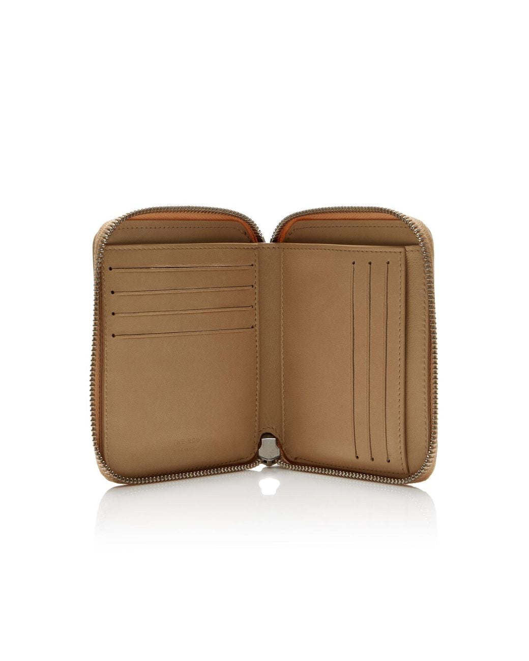 The Row Natural Small Zip Wallet