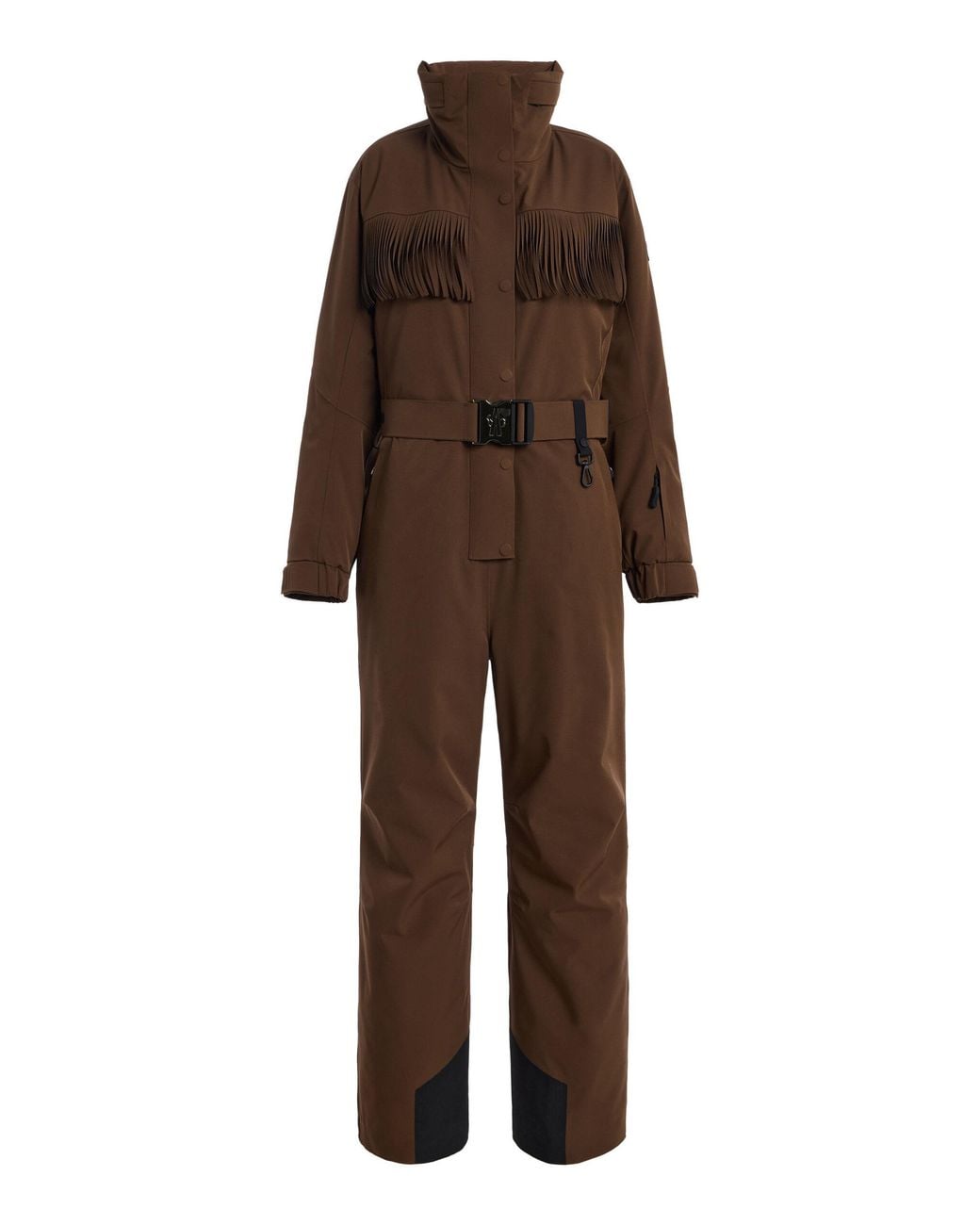 Moncler Brown Fringed Ski Suit