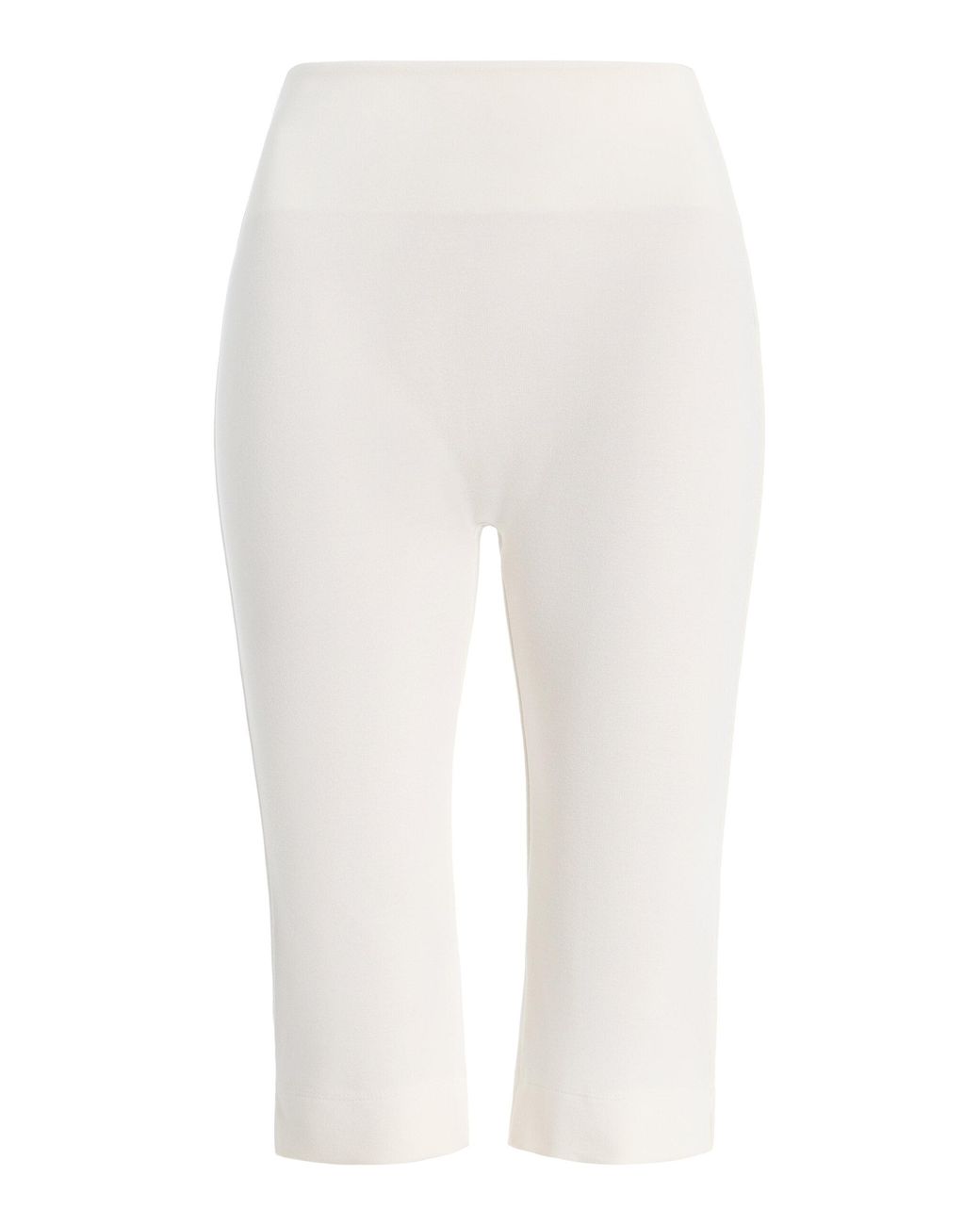 Leset White Rio Ponte Capri Pants