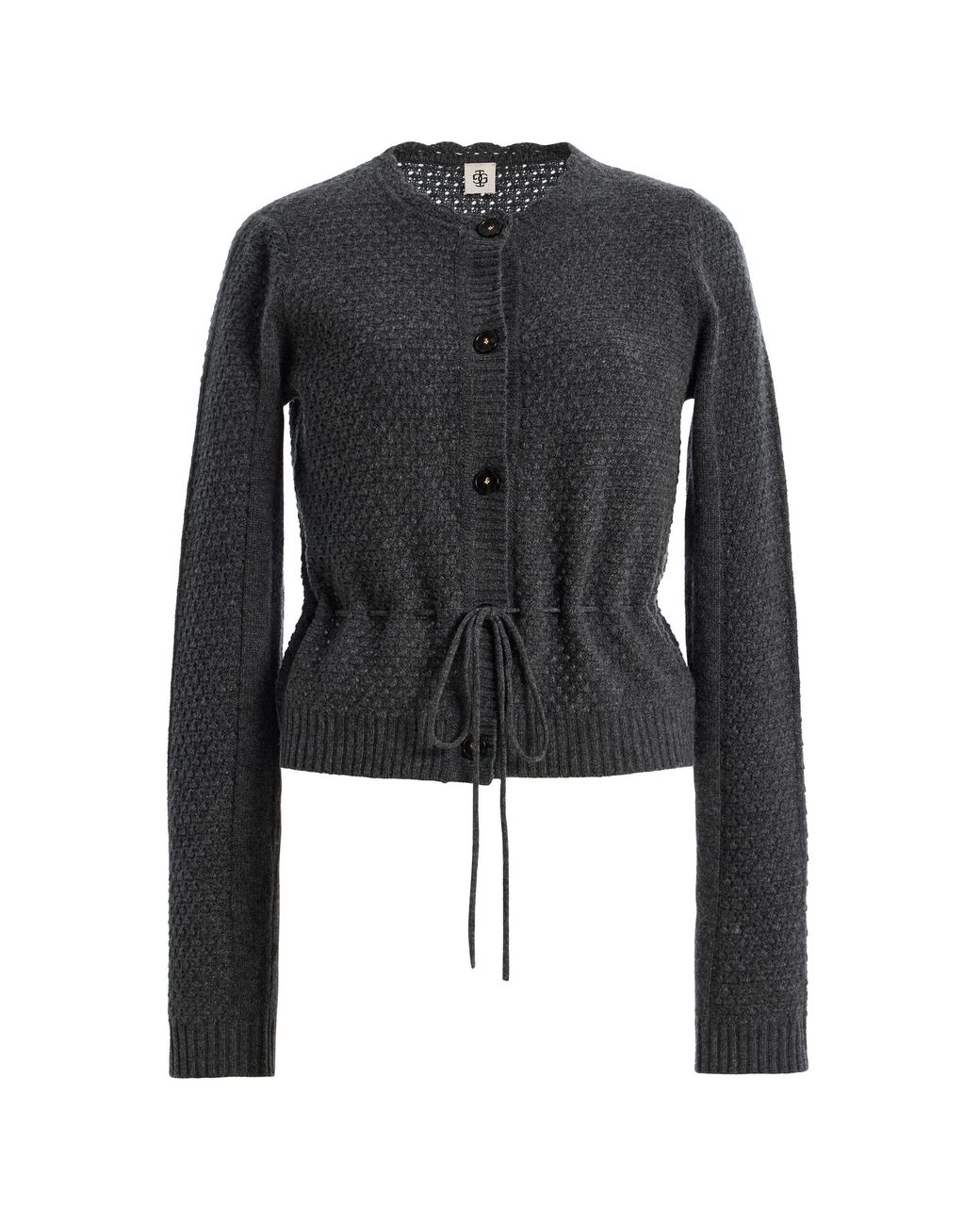THE GARMENT Black Como Belted Wool-Cashmere Cardigan for men