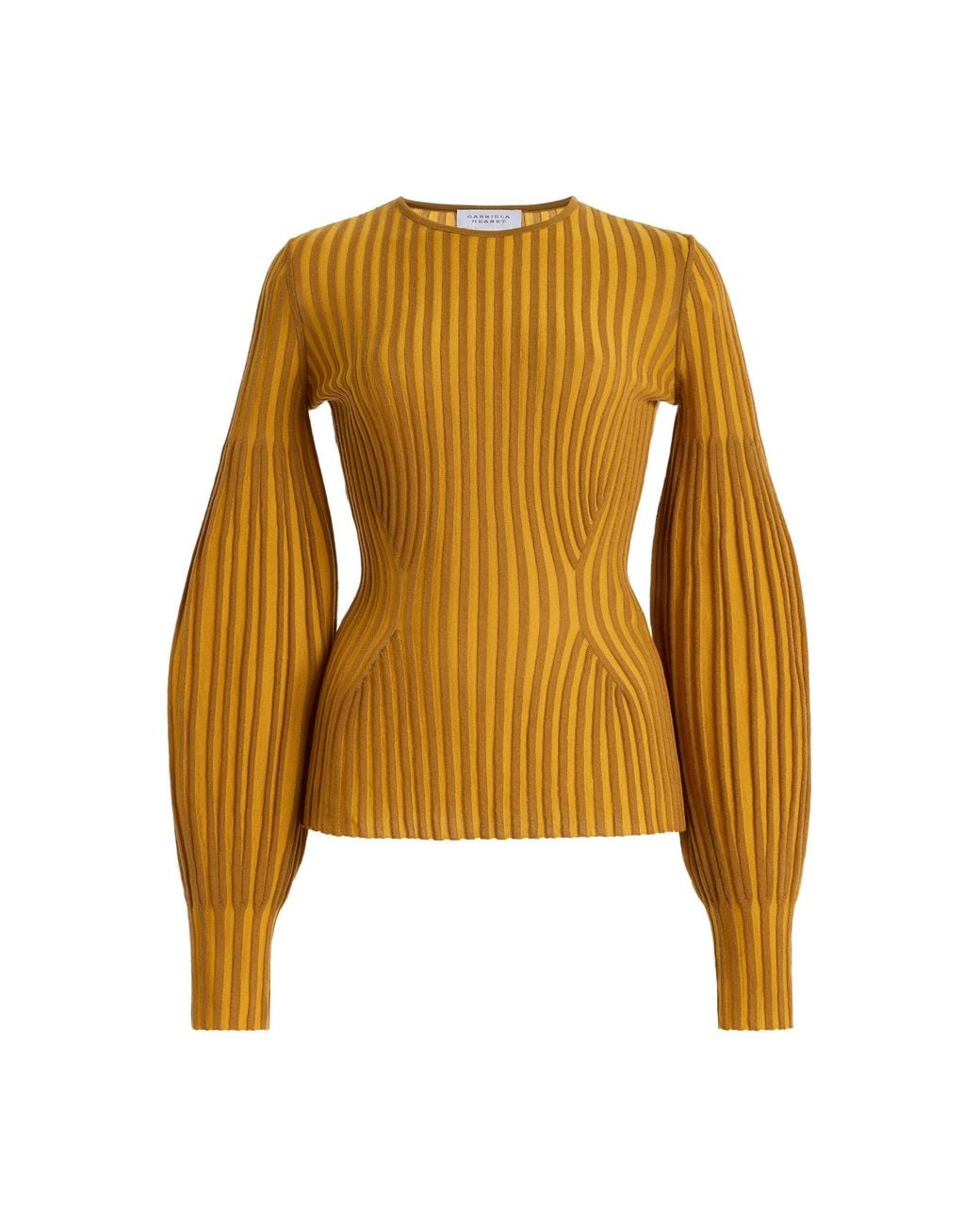 Gabriela Hearst Yellow Thalassa Wool Sweater