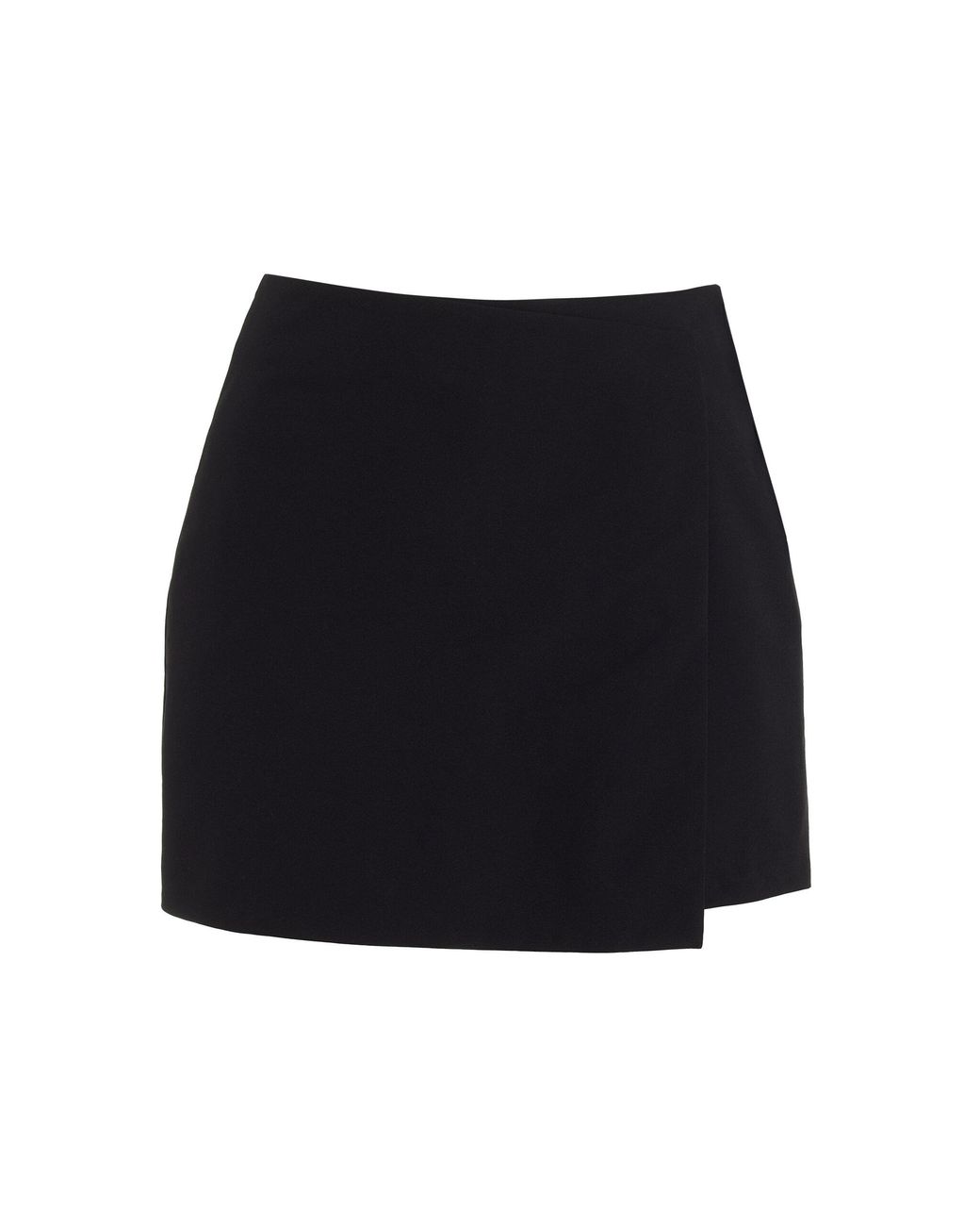 Moncler Black Wool-cashmere Mini Skort