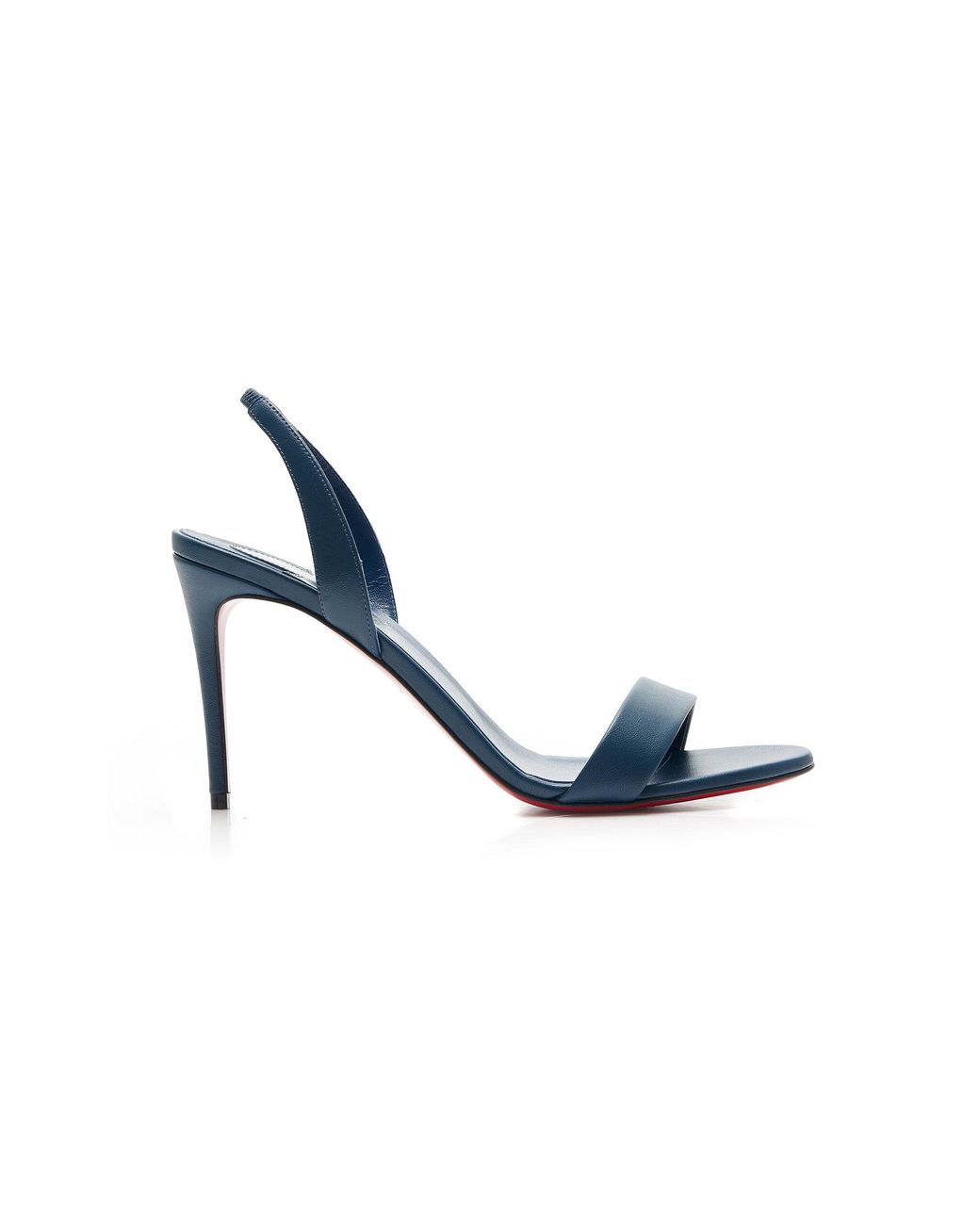 Christian Louboutin Blue O Marylin 85Mm Leather Sandals